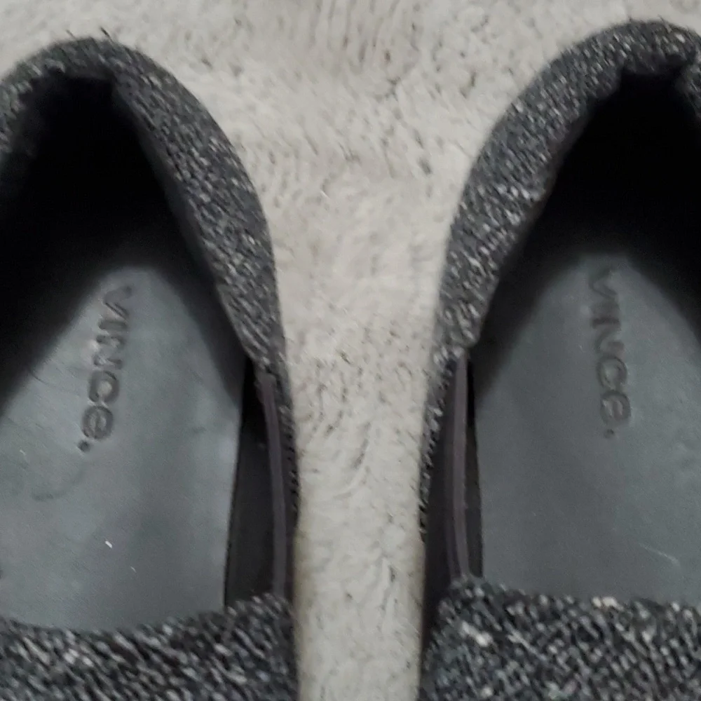 VINCE Warren Tweed like Platform Slip ons Shoes - size 8
